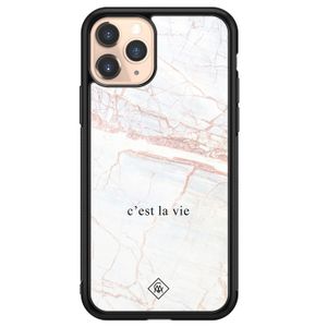 iPhone 11 Pro glazen hardcase - C'est la vie