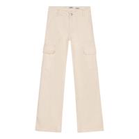 Indian Blue Jeans Meisjes jeans broek Cargo wide fit - Lily wit