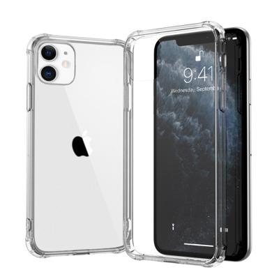 Apple iPhone 13 mini Anti-shock Back Cover Siliconen Transparant