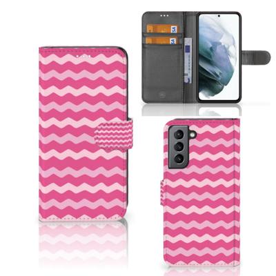 Samsung Galaxy S21 FE | Telefoon Hoesje | Waves Pink