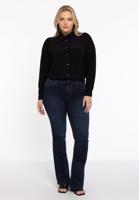 Yoek Flared jeans | Donker Blauw | Maat 54