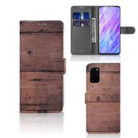 Samsung Galaxy S20 Plus | Book Style Case | Old Wood
