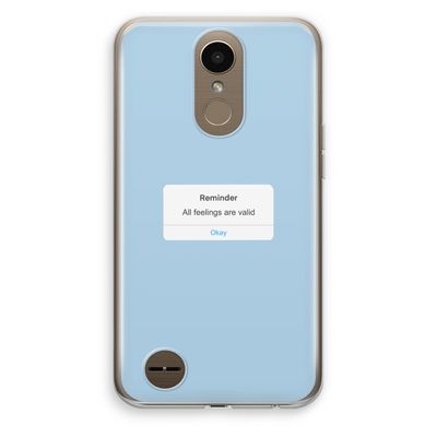 Reminder: LG K10 (2017) Transparant Hoesje