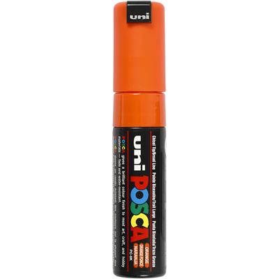 Uni-Posca Posca marker, afm pc-8k, lijndikte 8 mm, breed, oranje, 1 stuk