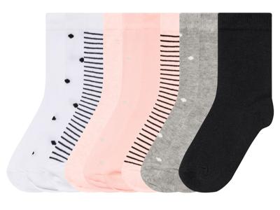 lupilu 10 paar baby sokken (19-22, roze/wit/grijs/zwart)