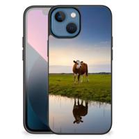 Apple iPhone 13 mini Dierenprint Telefoonhoesje Koe Apple iPhone 13 mini Dierenprint Telefoonhoesje Koe