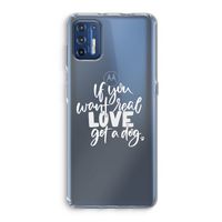 Partner in crime: Motorola Moto G9 Plus Transparant Hoesje