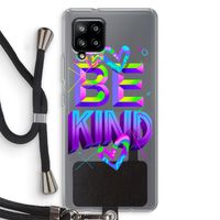 Be Kind: Samsung Galaxy A42 5G Transparant Hoesje met koord