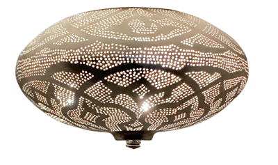 Plafondlamp Moonlight Filigrain M - Zilver