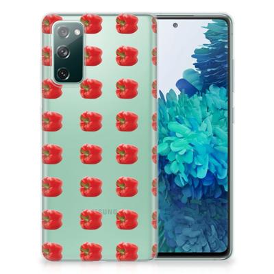 Samsung Galaxy S20 FE | Siliconen Case | Paprika Red