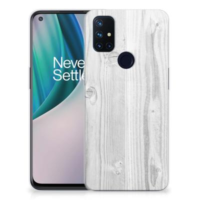 OnePlus Nord N10 5G | Bumper Hoesje | White Wood