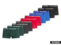 Mario Russo 10-pack Boxers - 5 kleuren in één set - thumbnail