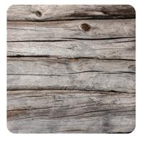 Houten planken look print onderzetters - 15x stuks - bierviltjes - karton - grijs - voor glazen