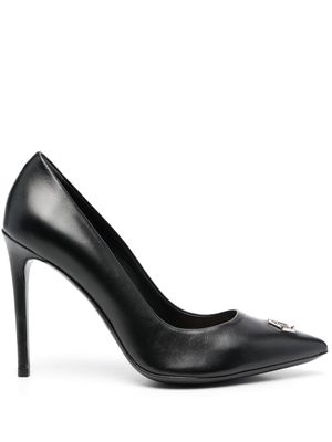 Philipp Plein escarpins 100 mm en cuir - Noir