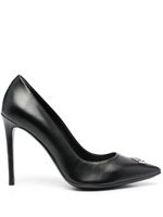 Philipp Plein escarpins 100 mm en cuir - Noir