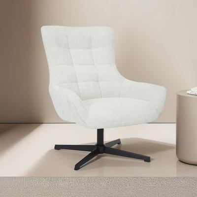 Livingfurn Draaifauteuil 'Naomi' kleur Pearl