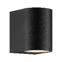 Buitenlamp up down ovaal &apos;Dion&apos; enkel gu10 16cm ip44