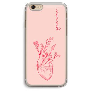 Blooming Heart: iPhone 6 Plus / 6S Plus Transparant Hoesje