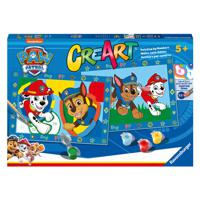 Ravensburger CreArt Schilderen op Nummer PAW Patrol - thumbnail