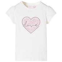 VidaXL Kindershirt 140 ecru