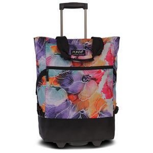 Punta Wheel Trolley Shopper Flower Lila