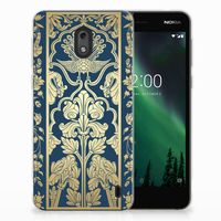 Nokia 2 TPU Case Beige Flowers - thumbnail