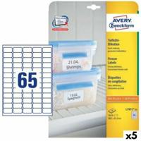 Printerlabels Avery L7971 Wit 25 Lakens 38,1 x 21,1 mm (5 Stuks)
