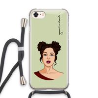 Pop-Art Creator: iPhone 7 Transparant Hoesje met koord Pop-Art Creator: iPhone 7 Transparant Hoesje met koord
