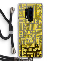 Majorelle Blue Print: OnePlus 8 Pro Transparant Hoesje met koord
