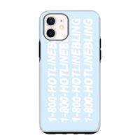 Hotline bling blue: iPhone 12 mini Tough Case