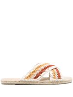 Castañer espadrilles à brides croisées - Tons neutres