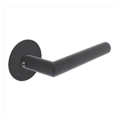 Intersteel Strakke deurklinkJura zelfklevend rozet zwart - 0023.158302