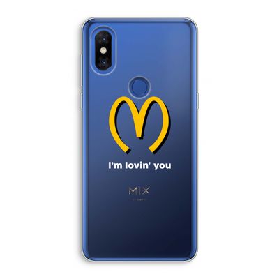I'm lovin' you: Xiaomi Mi Mix 3 Transparant Hoesje