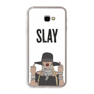 Slay All Day: Samsung Galaxy J4 Plus Transparant Hoesje