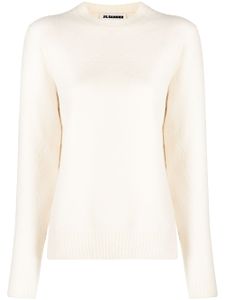 Jil Sander pull en laine Harmony à col rond - Blanc