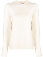 Jil Sander pull en laine Harmony à col rond - Blanc