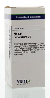 VSM Zincum metallicum D6 (200 tab)