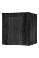 Douglas berging Brooklyn zwart gespoten 219 x 219 x 241 cm inclusief deur Tuindeco - Tuindeco