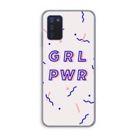 GRL PWR: Samsung Galaxy A03s Transparant Hoesje