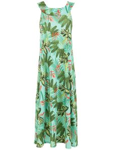 Lygia & Nanny robe Manati à imprimé tropical - Vert