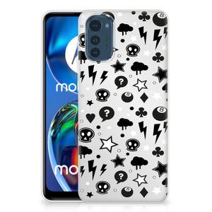 Silicone Back Case Motorola Moto E32/E32s Silver Punk