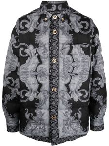 Versace veste à imprimé baroque - Noir