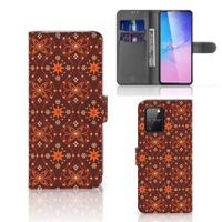 Samsung S10 Lite Telefoon Hoesje Batik Brown - thumbnail