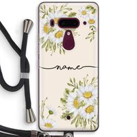 Daisies: HTC U12+ Transparant Hoesje met koord