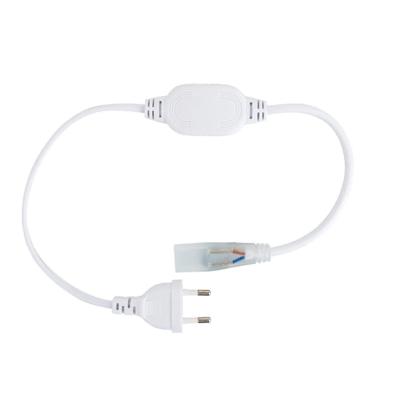 Gelijkrichter voor strip stekker 220V AC kabel IP65 (1 kleur: Witte led strips)