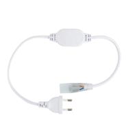 Gelijkrichter voor strip stekker 220V AC kabel IP65 (1 kleur: Witte led strips)