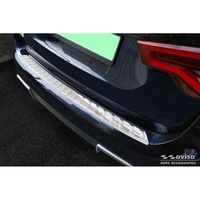 RVS Bumper beschermer passend voor BMW iX3 (G08) 2020- 'Ribs' AV235736