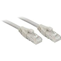 LINDY 45400 RJ45 Netwerkkabel, patchkabel CAT 6 U/UTP 0.30 m Grijs Snagless 1 stuk(s) - thumbnail