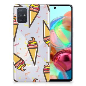 Samsung Galaxy A71 Siliconen Case Icecream