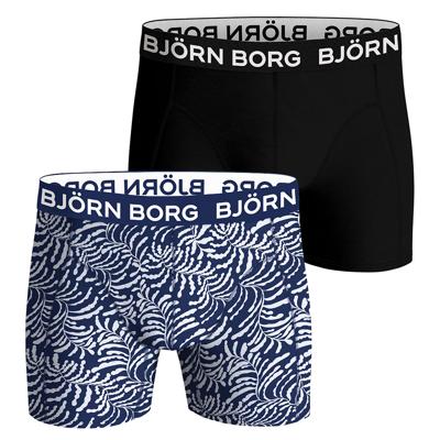 Bjorn Borg Bamboo Boxershorts 2-pack zwart - blauw